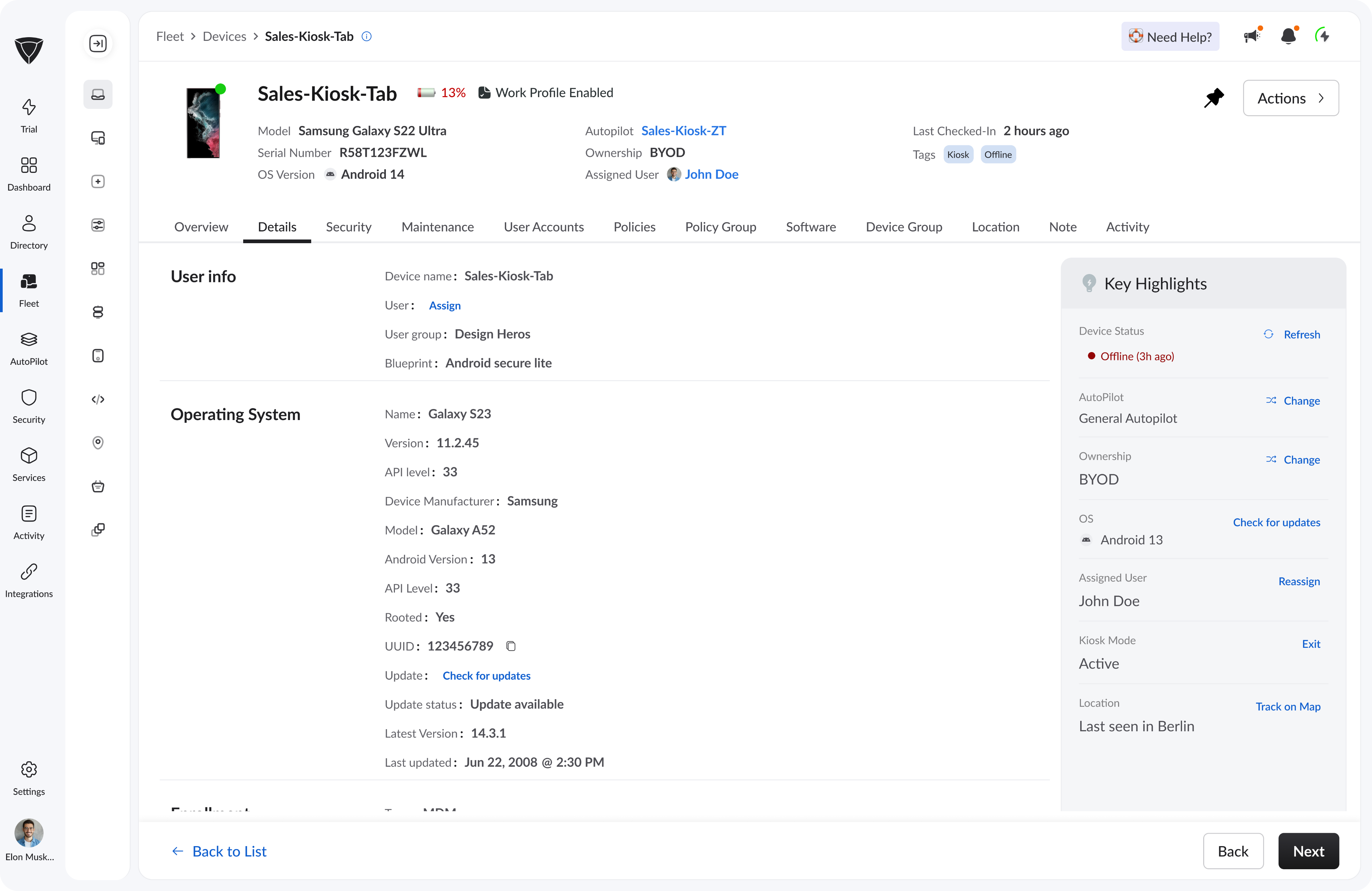 Android: Secure BYOD & Rugged Devices at Scale Desktop Mockup